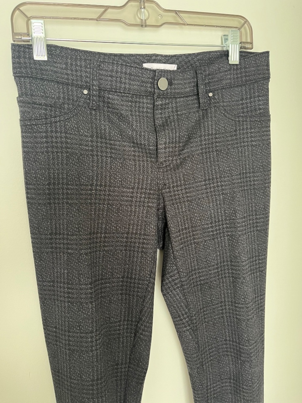 Calvin Klein women's Plaid skinny stretch pants size 4